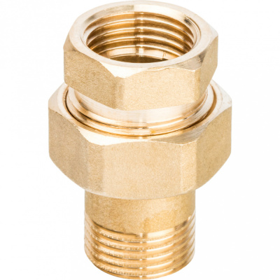 Американка ВН 1/2”, уплотнение под гайкой по плоскости