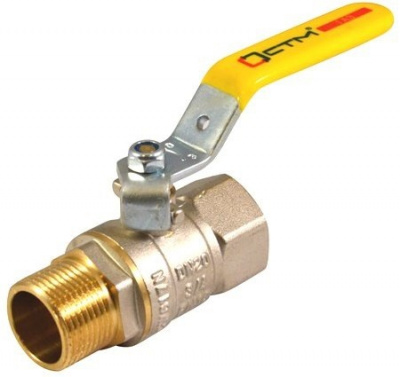 Кран шаровый для газа 3/4" г/ш рычаг CTM ГАЗ