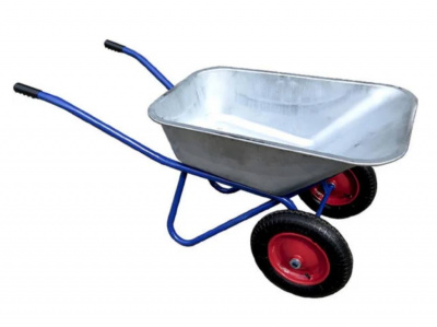 Тачка 2-х колесная 110л метал.колесо оцинк.строительная 180кг 12110Пм Вариант