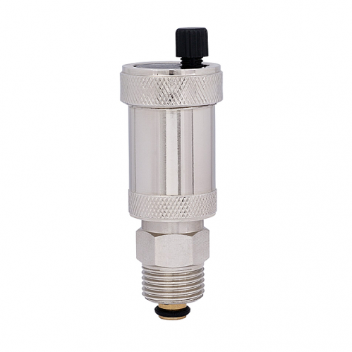 Воздухоотводчик прямой с обратным клапаном 12, хром ViEiR