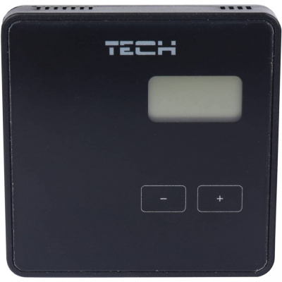 Беспроводной комнатный термостат TECH R-8 B  (черный)