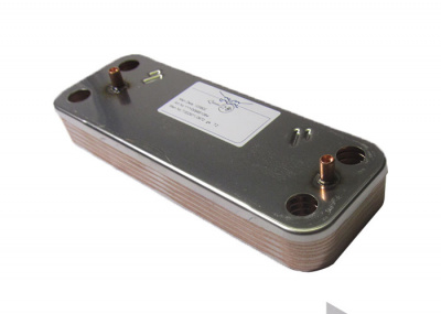 Вторичный пластинчатый теплообменник 12 пластин 5686670