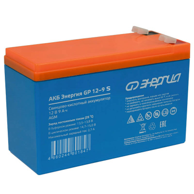 Аккумулятор АКБ GPL 12-9 S Энергия