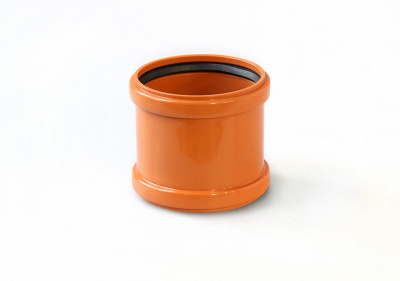 PP Муфта двойная для наружной канализации 110