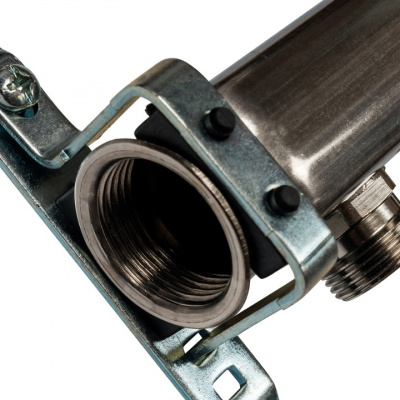 Коллектор из нержавеющей стали для радиаторной разводки STOUT на 12 вых.