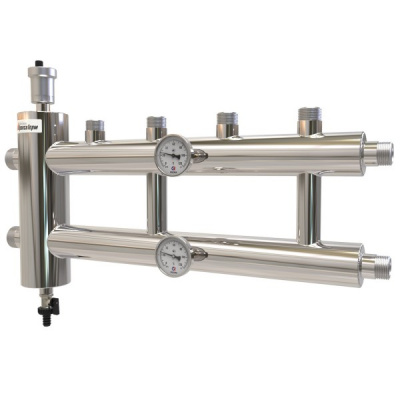 Гидрострелка + коллектор отопления из нержавеющей стали GSK 40-2.1