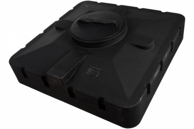 Бак д/душа 240 (черный) (1100х1100х380)